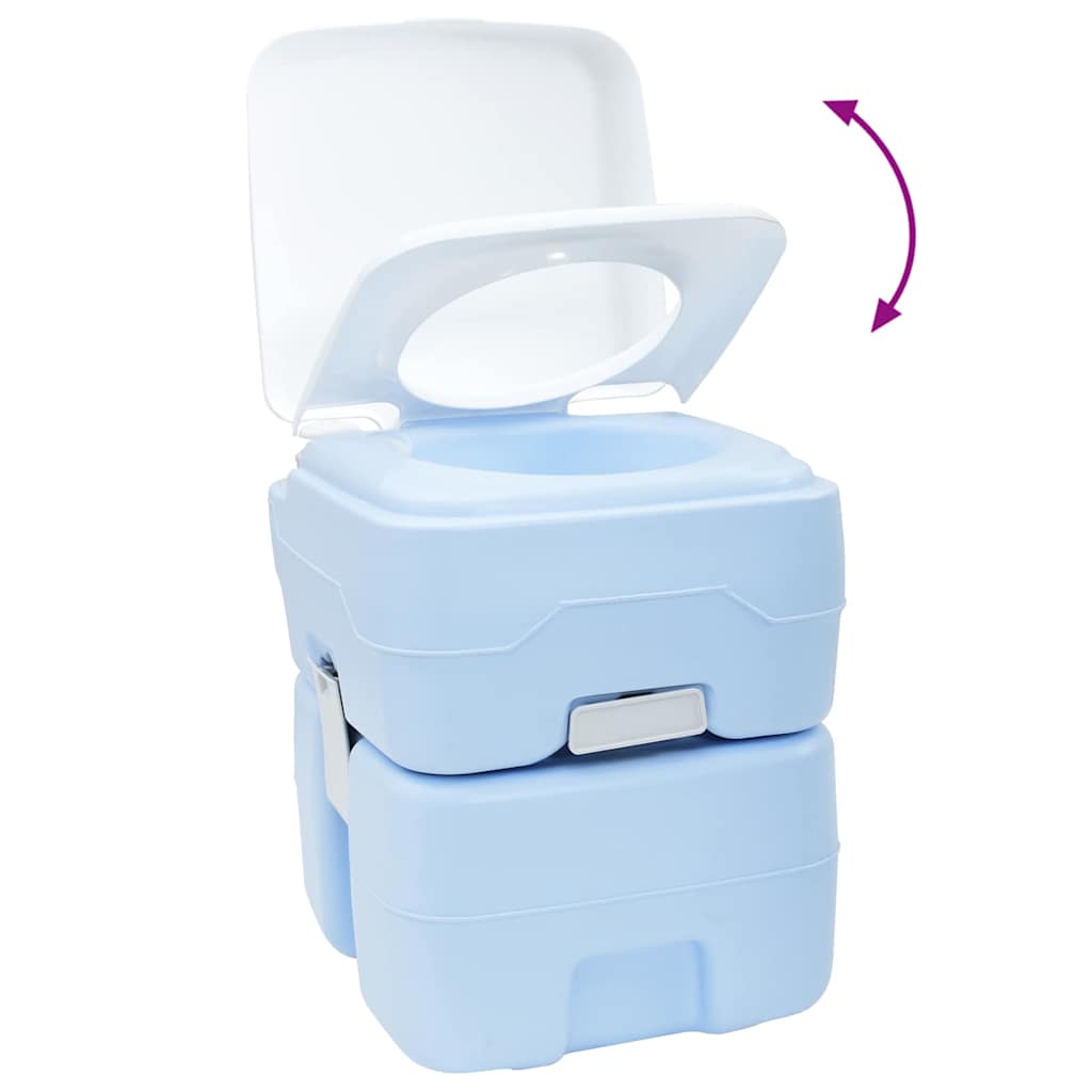 Toilette da Campeggio Blu 41,5 x 36,5 x 42 cm