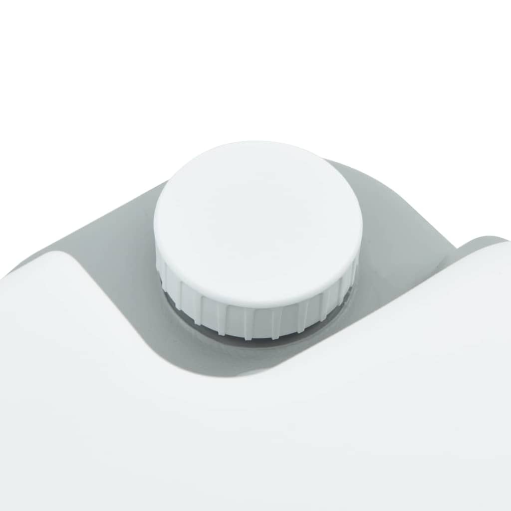 Toilette da Campeggio Grigio e Bianco 41,5 x 36,5 x 37,5 cm