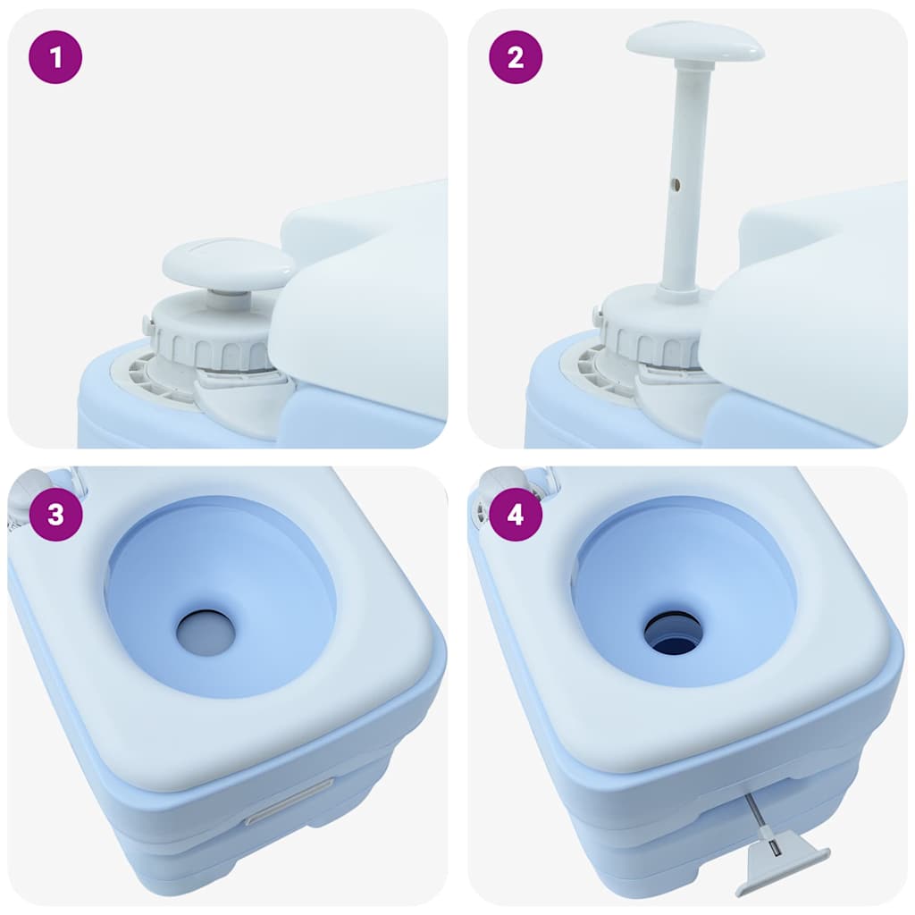 Toilette da Campeggio 41,5 x 36,5 x 30 cm Polietilene