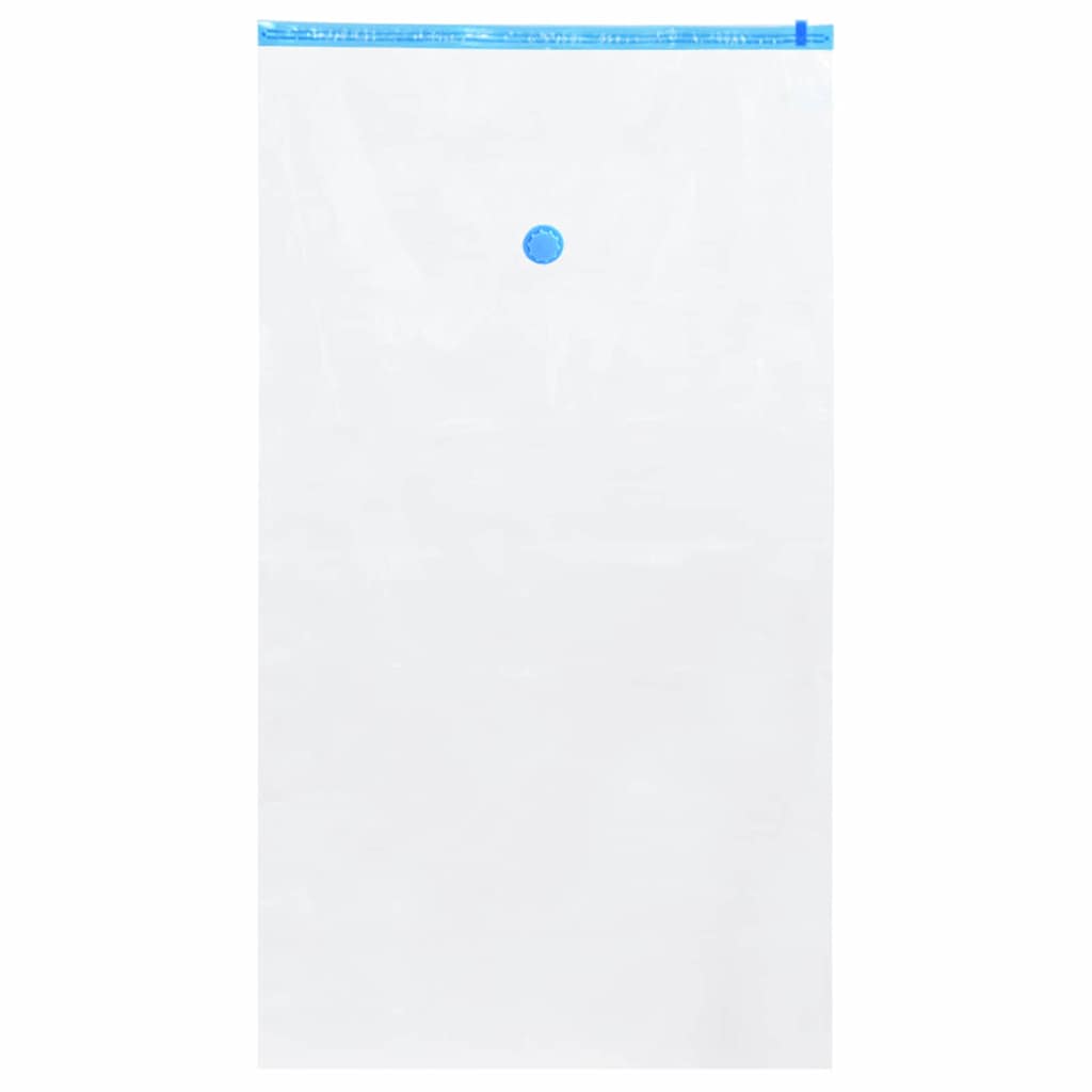 Sacchetti per Stoccaggio 5 pz Trasparente e Blu 120 x 70 cm