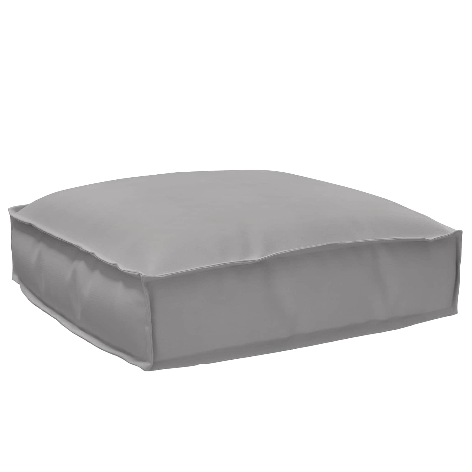 Cuscino Tessuto Oxford Grigio 50 x 50 x 12 cm