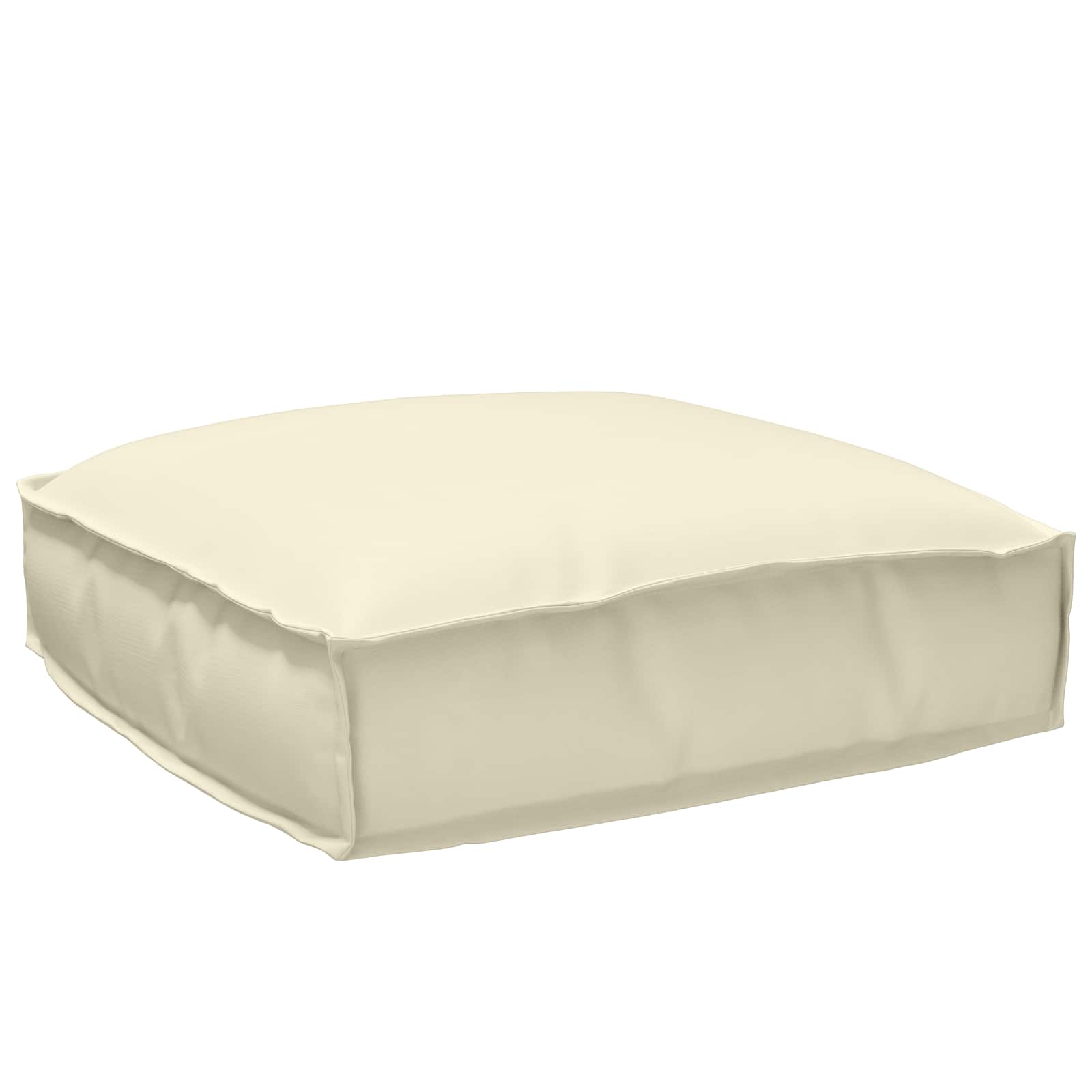 Cuscino Tessuto Oxford Crema 50 x 50 x 12 cm