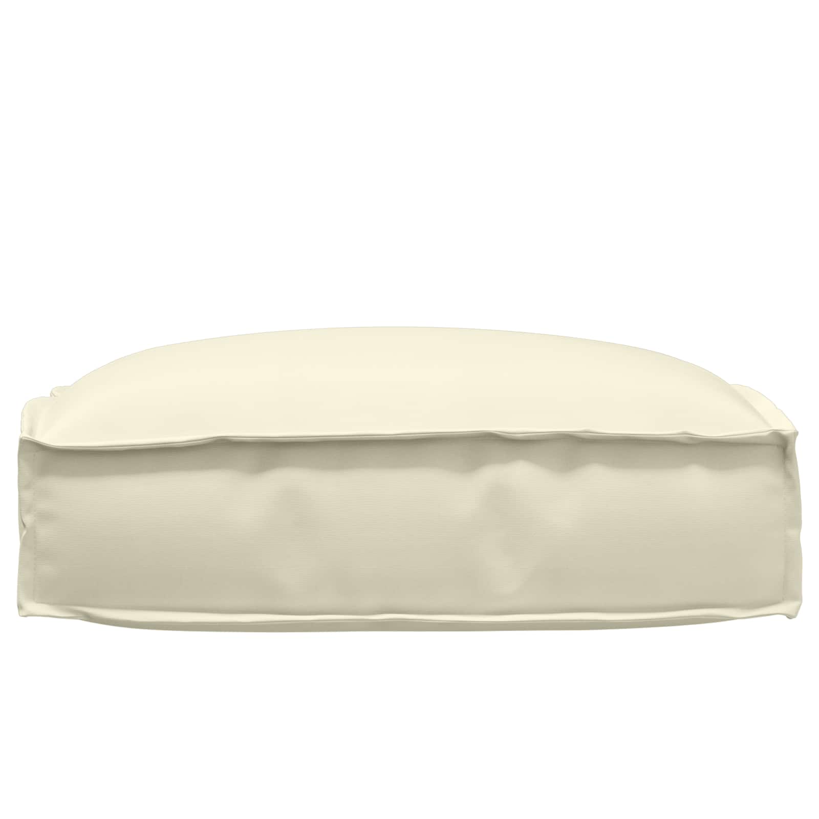Cuscino Tessuto Oxford Crema 50 x 50 x 12 cm