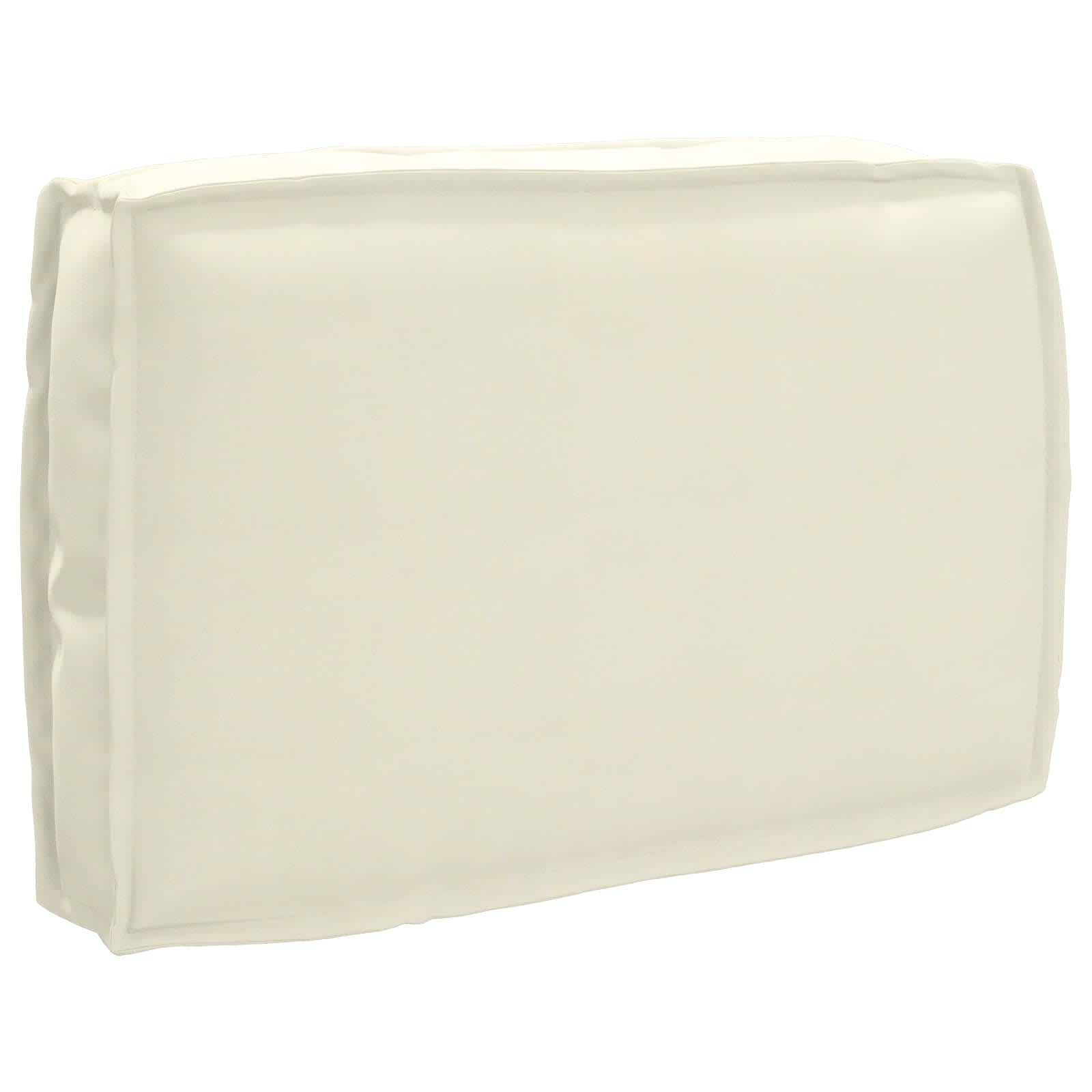 Cuscino Crema 60 x 40 x 12 cm Tessuto Oxford