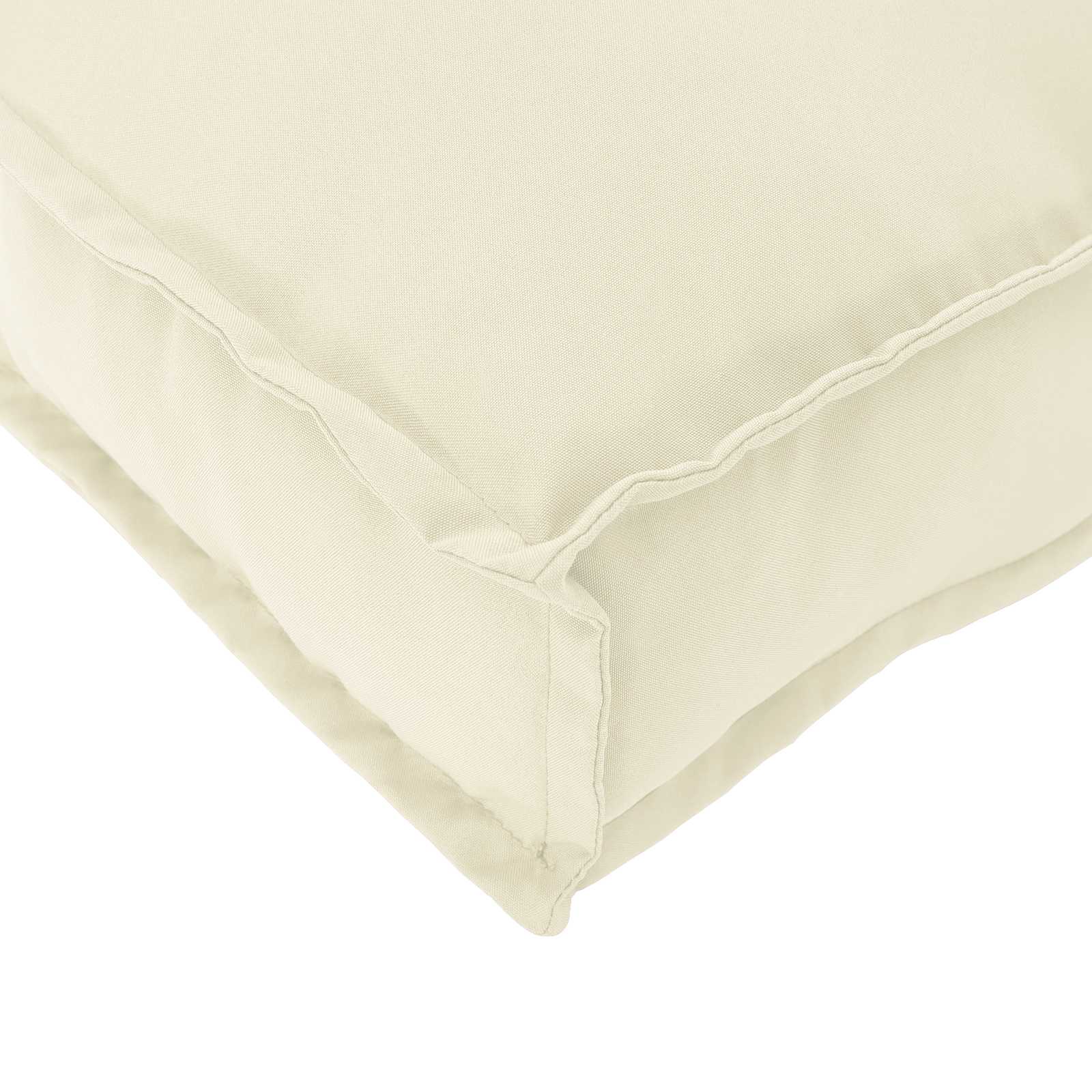 Cuscino Crema 60 x 40 x 12 cm Tessuto Oxford