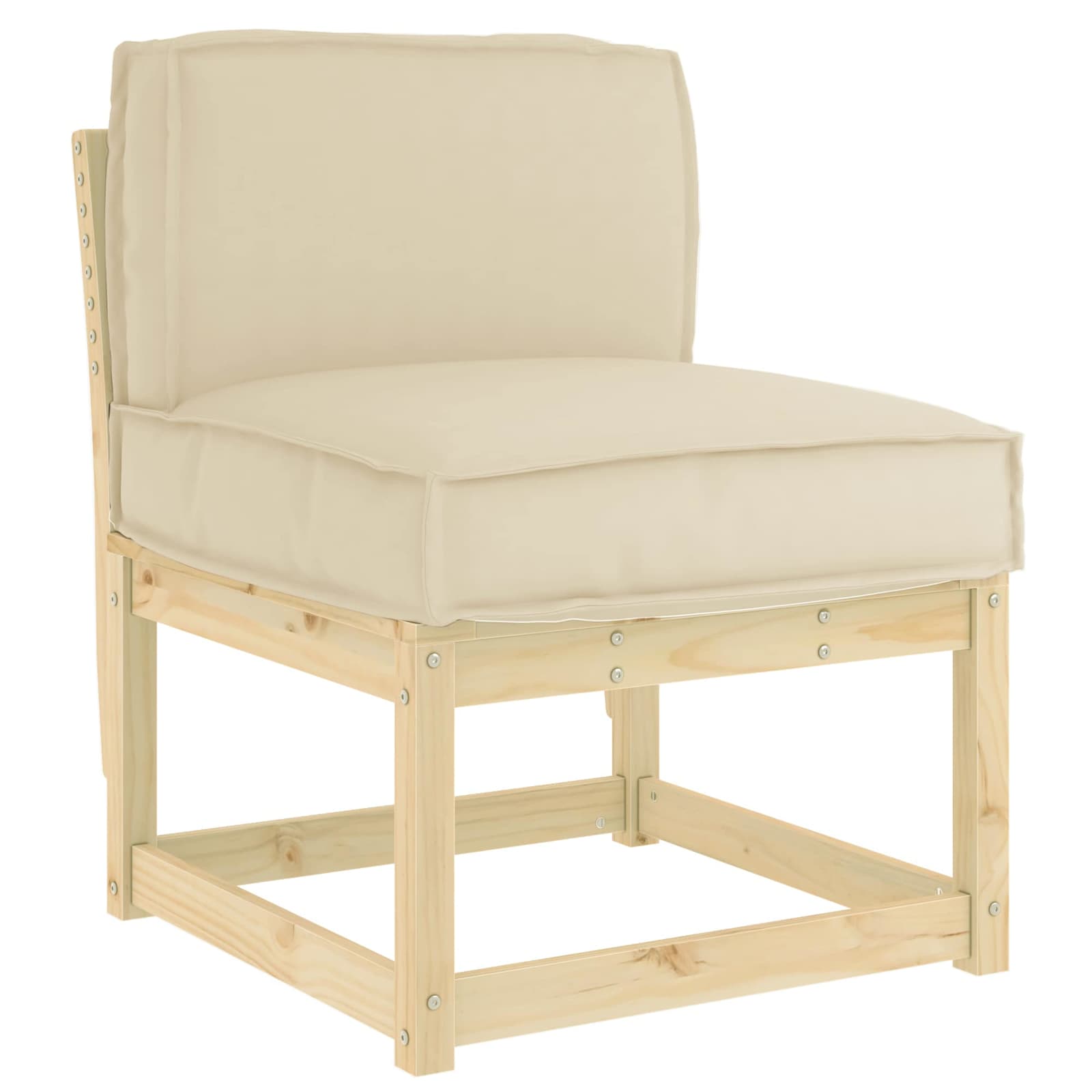 Cuscino Beige 60 x 40 x 12 cm Tessuto Oxford