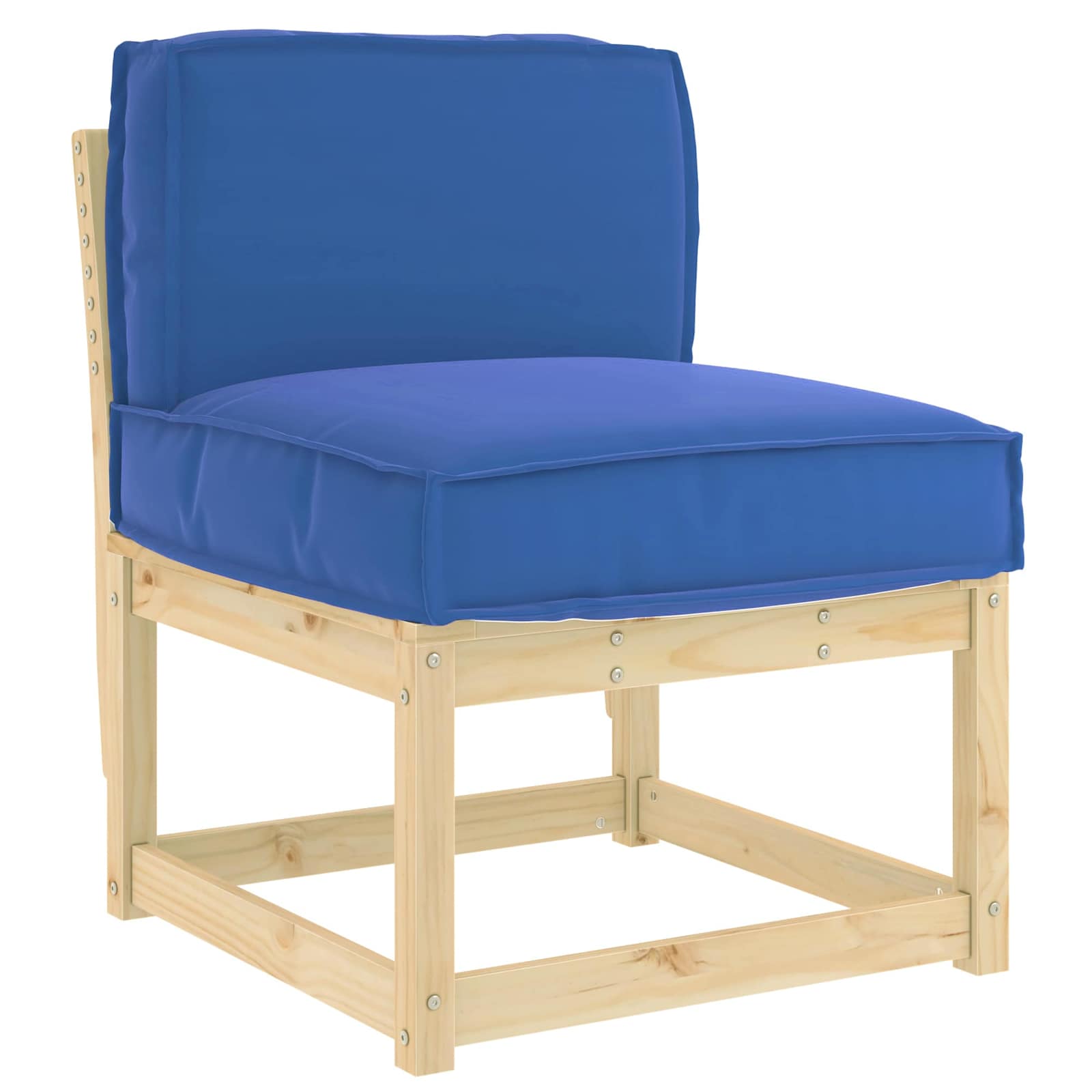 Cuscino Blu Reale 60 x 40 x 12 cm Tessuto Oxford