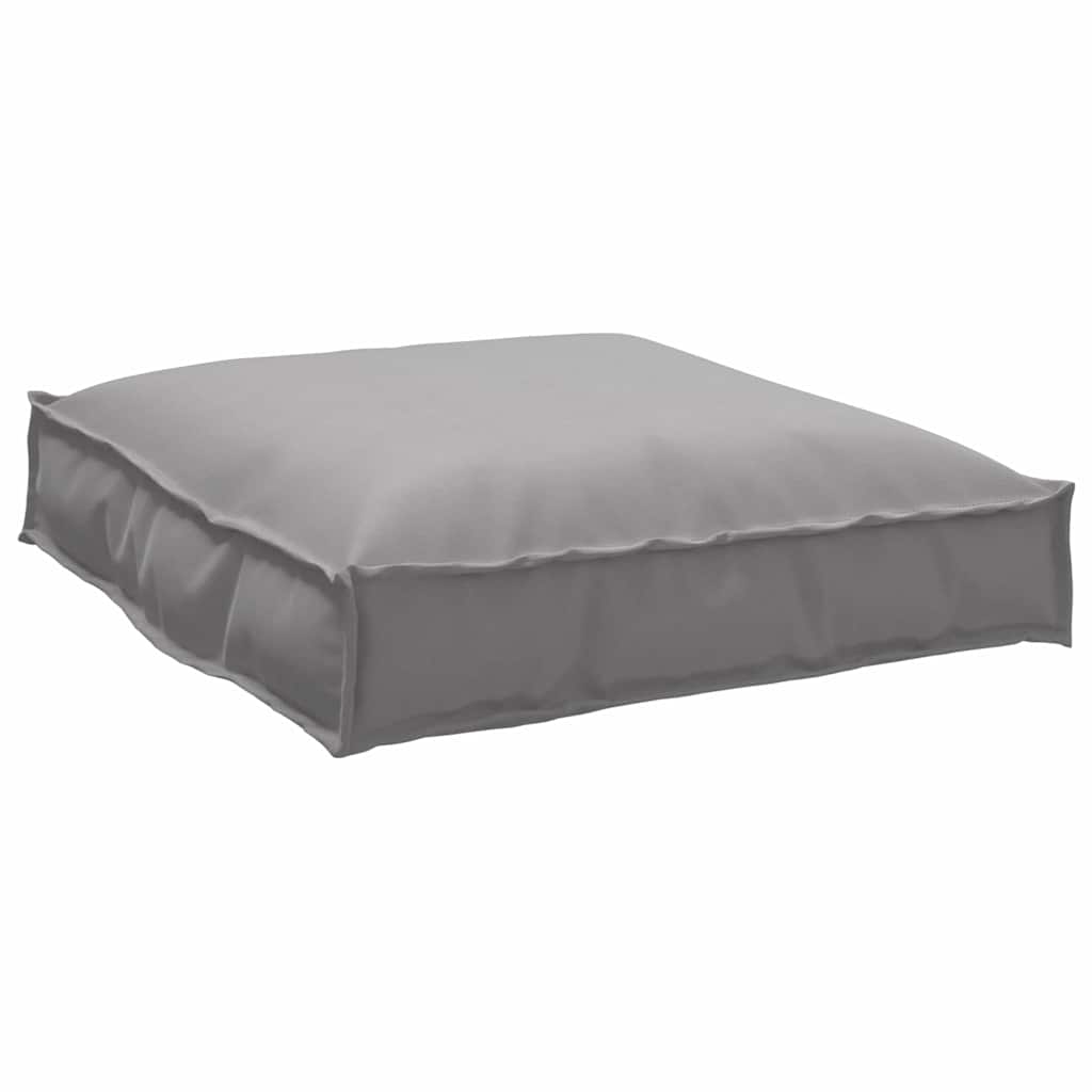 Cuscino Tessuto Oxford Grigio 70 x 70 x 12 cm