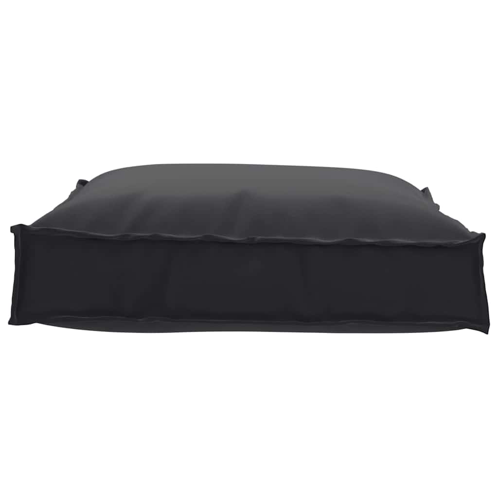Cuscino Tessuto Oxford Nero 70 x 70 x 12 cm
