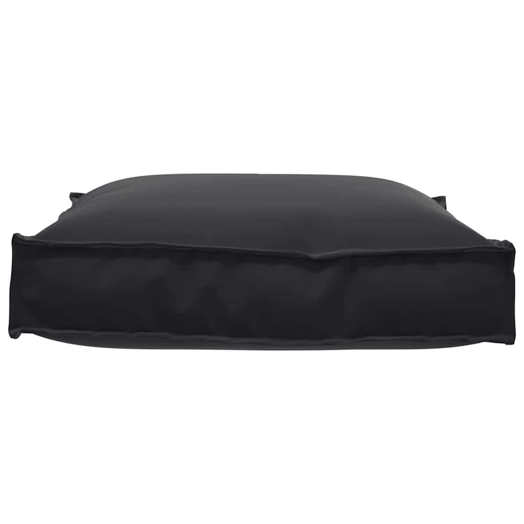 Cuscino Tessuto Oxford Nero 70 x 70 x 12 cm