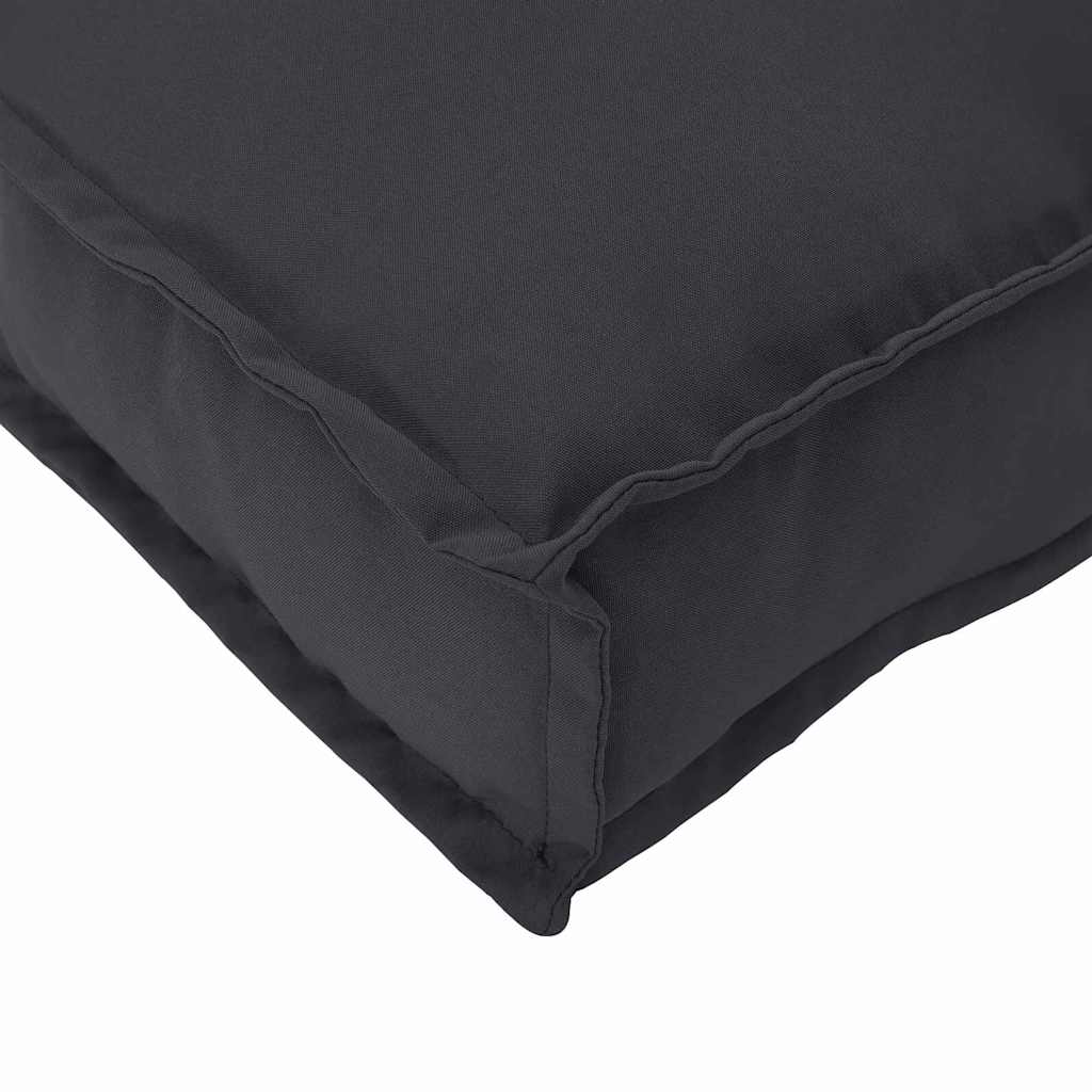 Cuscino Tessuto Oxford Nero 70 x 70 x 12 cm