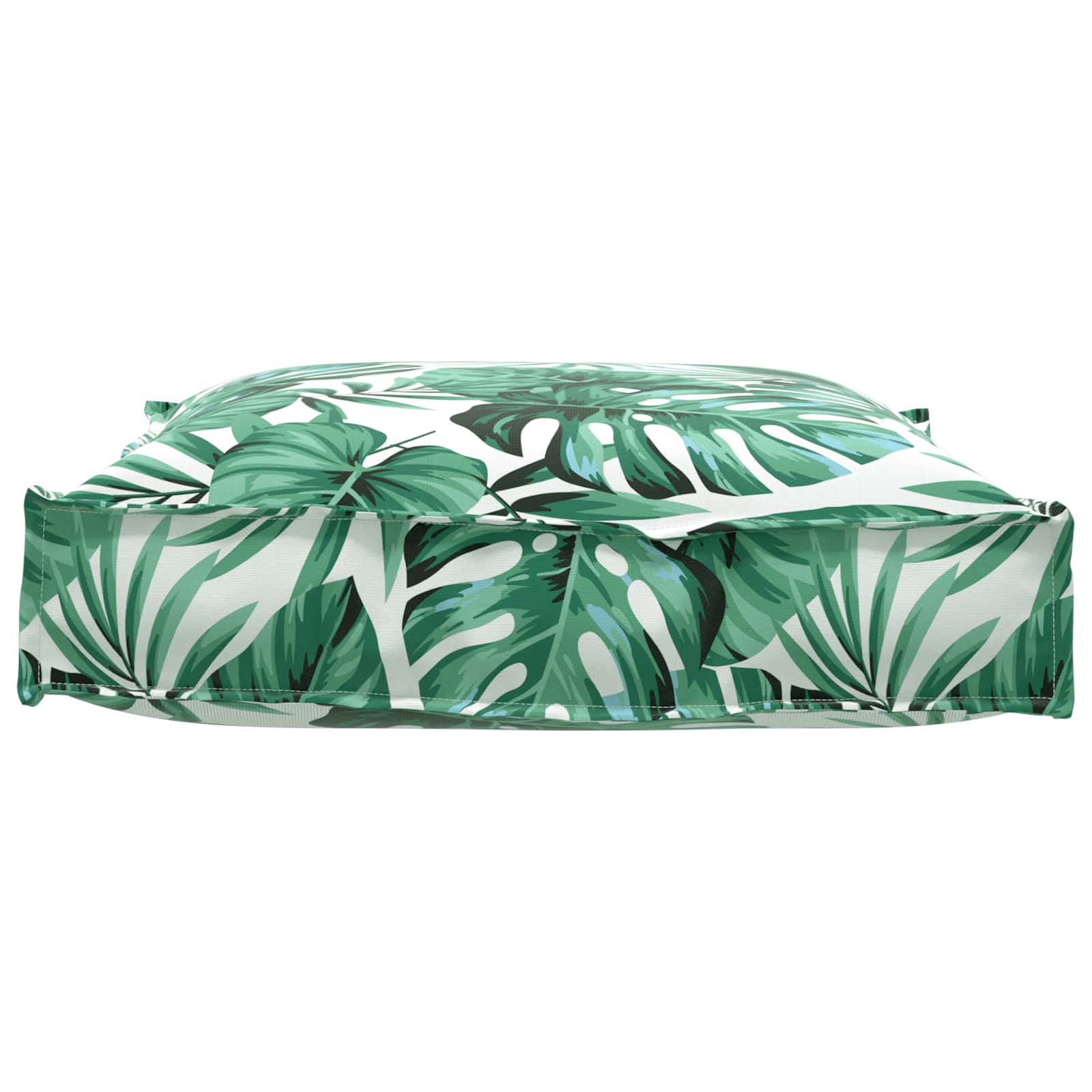 Cuscino Tessuto Oxford Motivo Foglia 70 x 70 x 12 cm