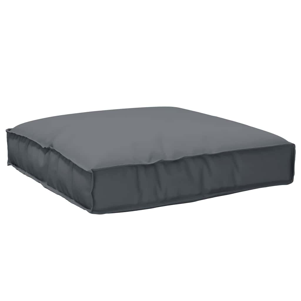 Cuscino Tessuto Oxford Antracite 80 x 80 x 12 cm