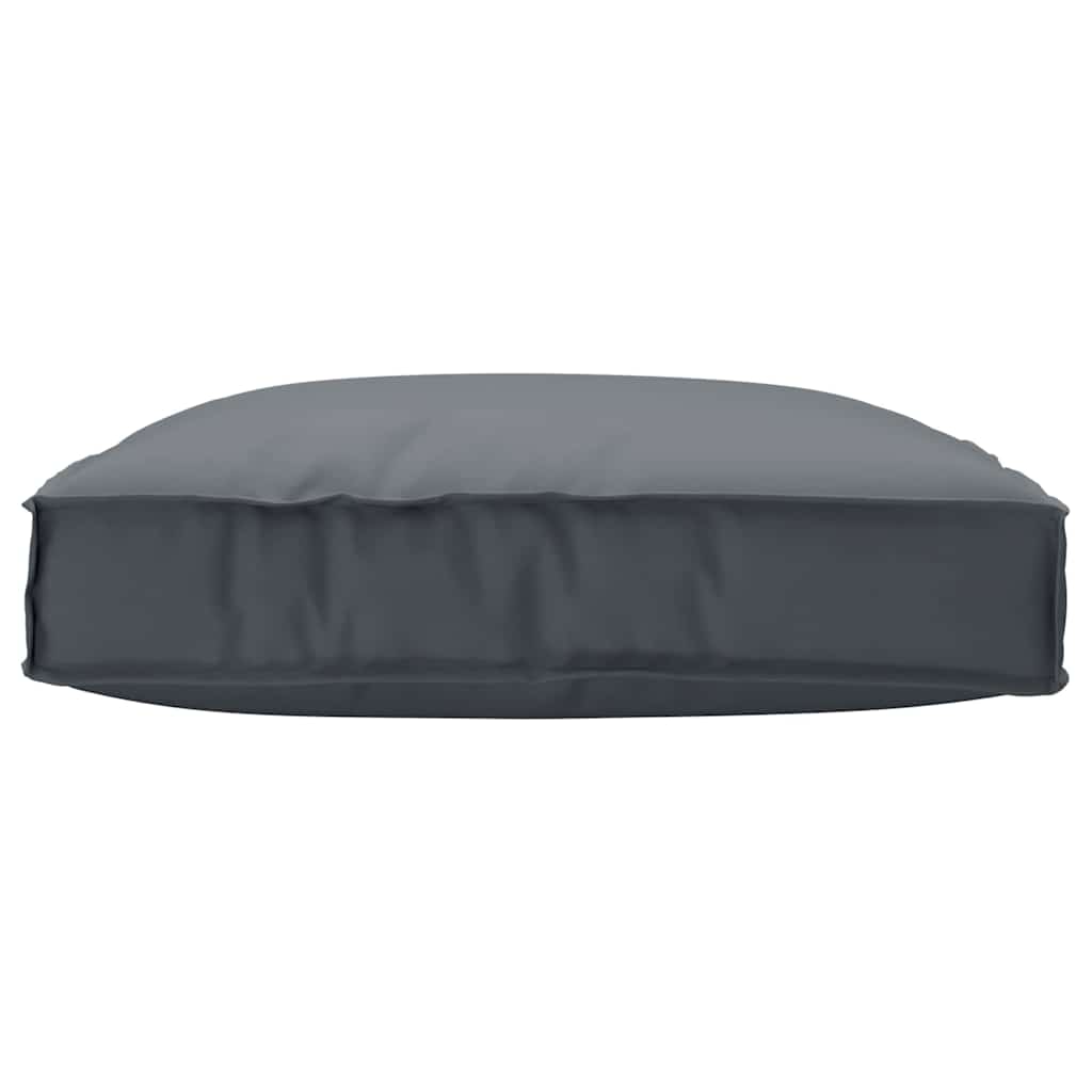 Cuscino Tessuto Oxford Antracite 80 x 80 x 12 cm