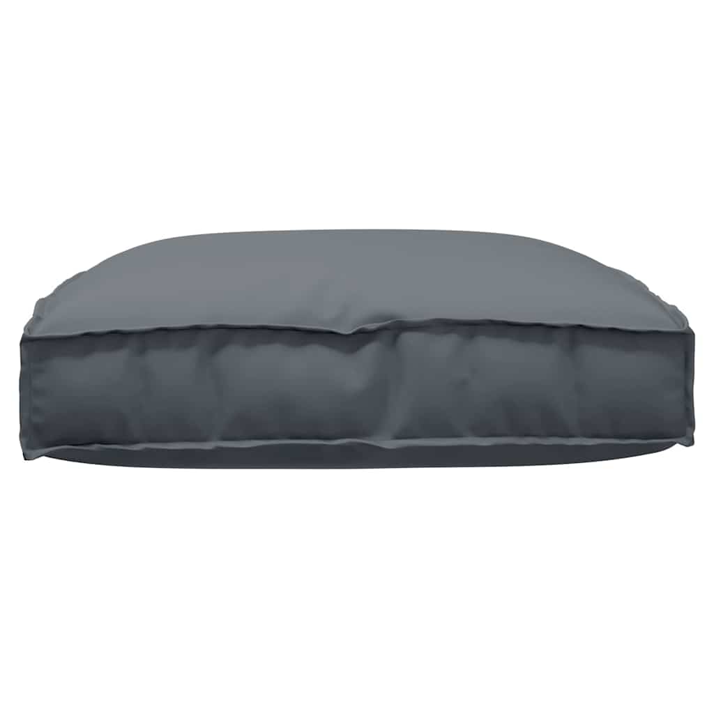 Cuscino Tessuto Oxford Antracite 80 x 80 x 12 cm