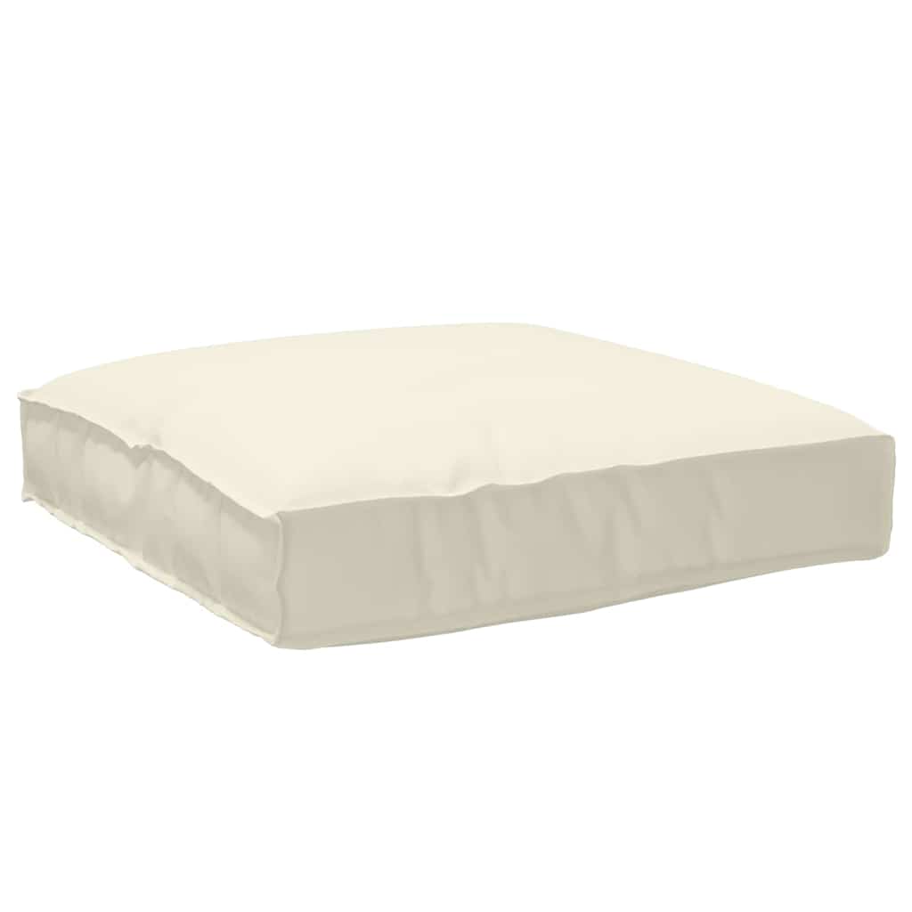 Cuscino Tessuto Oxford Crema 80 x 80 x 12 cm