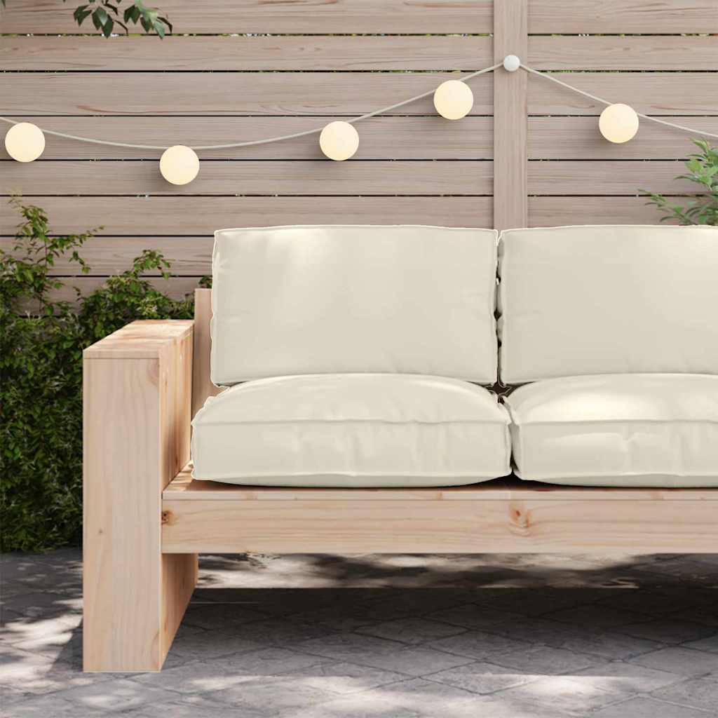 Cuscino Tessuto Oxford Crema 80 x 80 x 12 cm