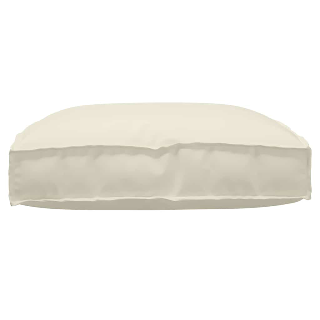 Cuscino Tessuto Oxford Crema 80 x 80 x 12 cm