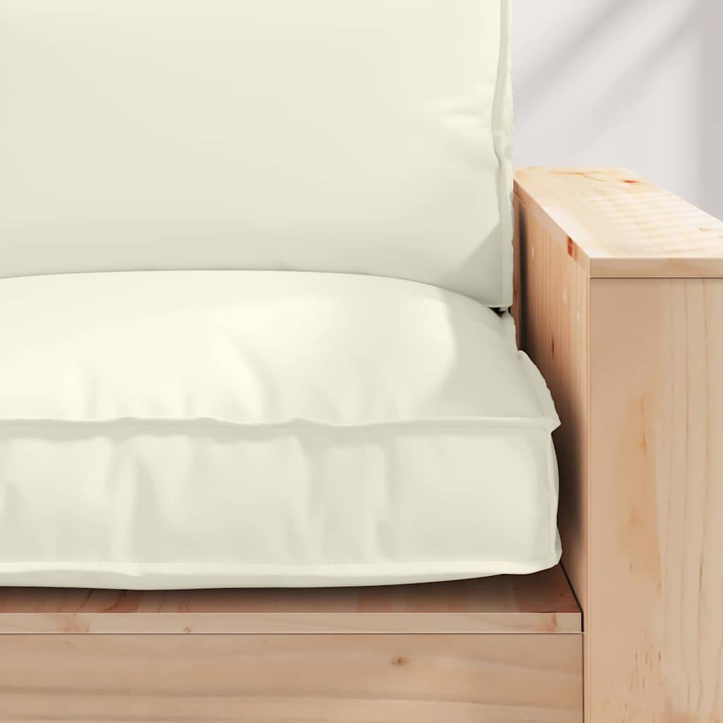 Cuscino Tessuto Oxford Crema 80 x 80 x 12 cm