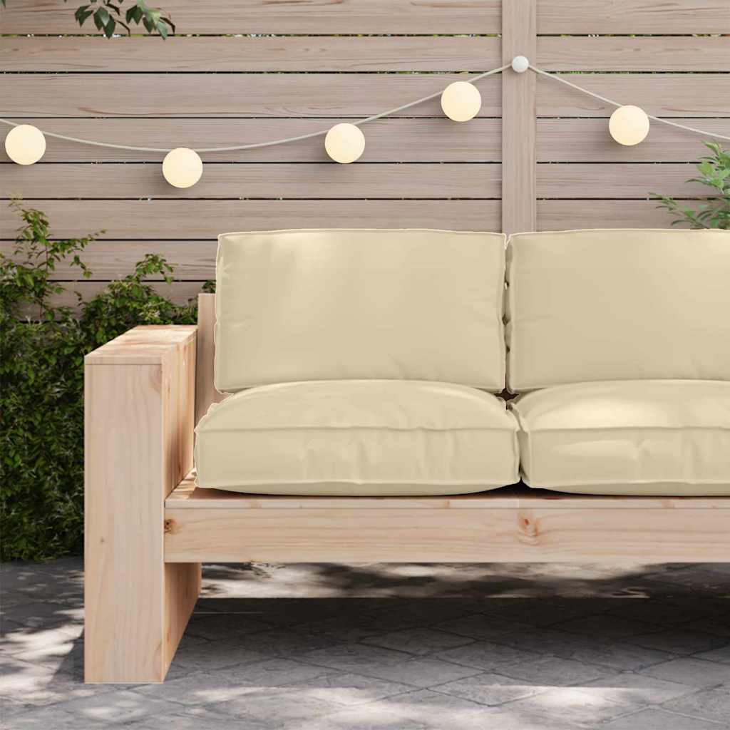 Cuscino Tessuto Oxford Beige 80 x 80 x 12 cm
