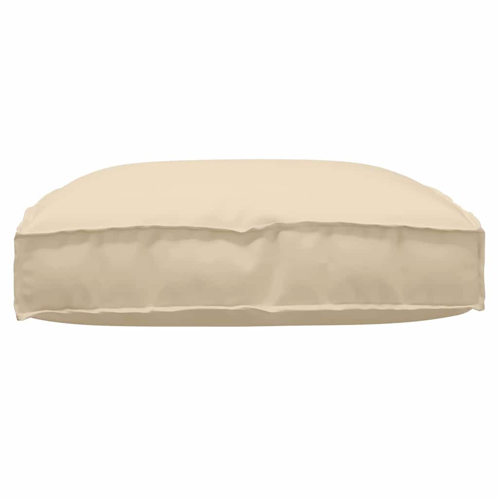 Cuscino Tessuto Oxford Beige 80 x 80 x 12 cm