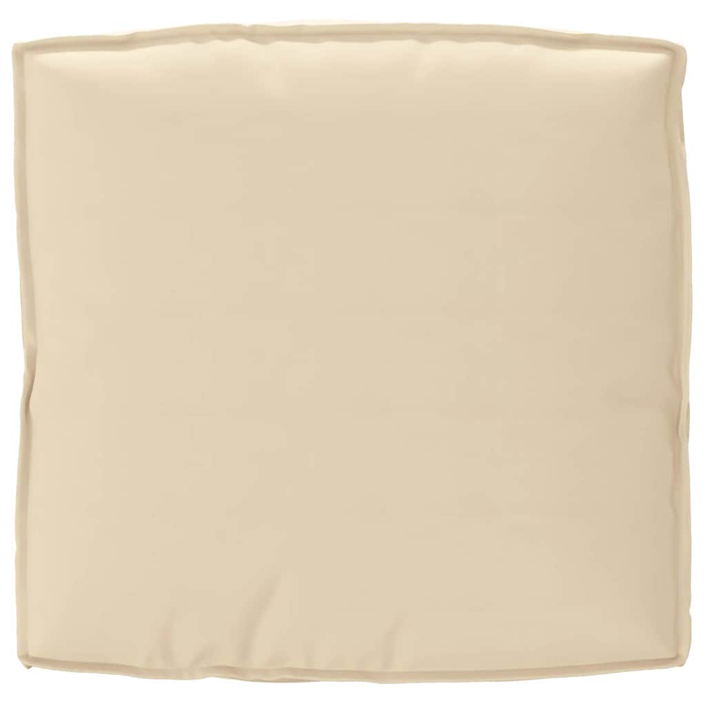 Cuscino Tessuto Oxford Beige 80 x 80 x 12 cm