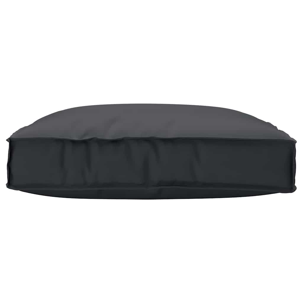 Cuscino Tessuto Oxford Nero 80 x 80 x 12 cm