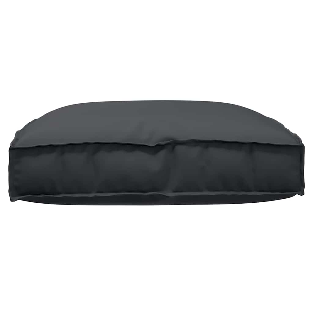 Cuscino Tessuto Oxford Nero 80 x 80 x 12 cm