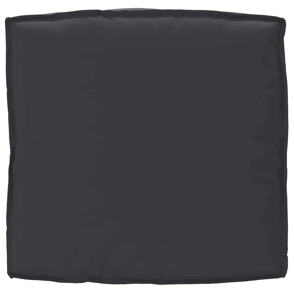 Cuscino Tessuto Oxford Nero 80 x 80 x 12 cm
