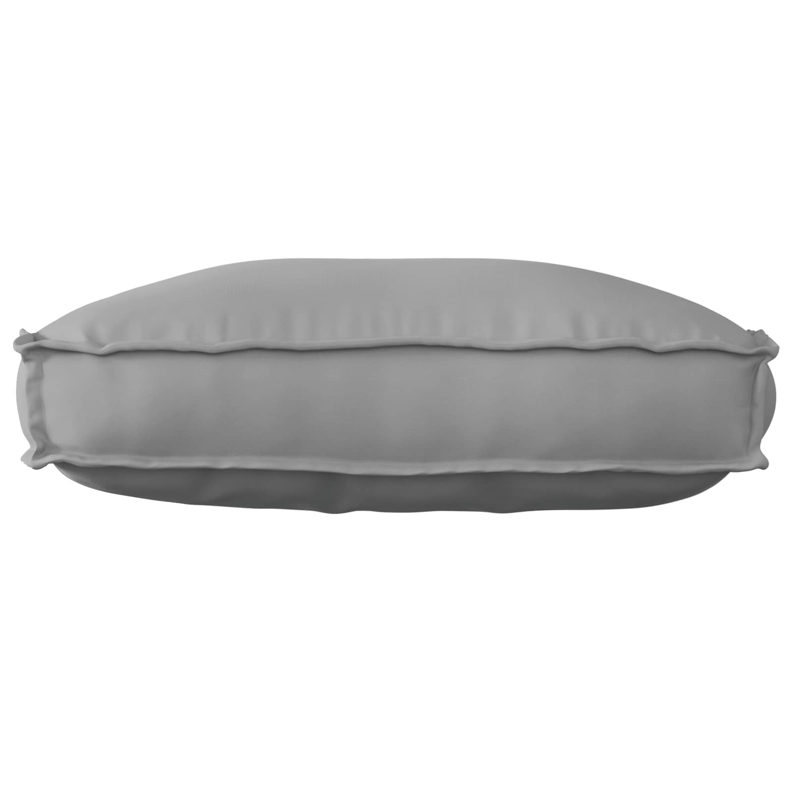 Cuscino Tessuto Oxford Grigio 70 x 40 x 12 cm