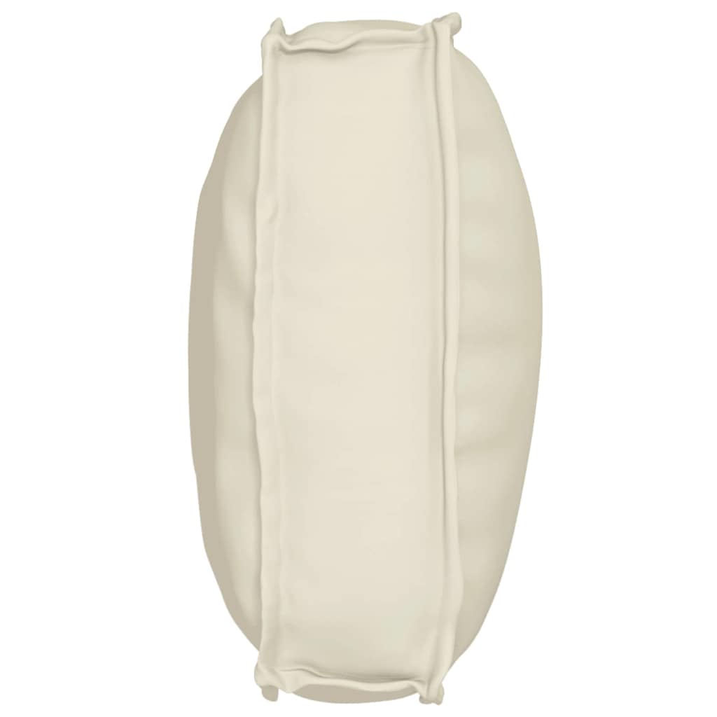 Cuscino Tessuto Oxford Crema 70 x 40 x 12 cm