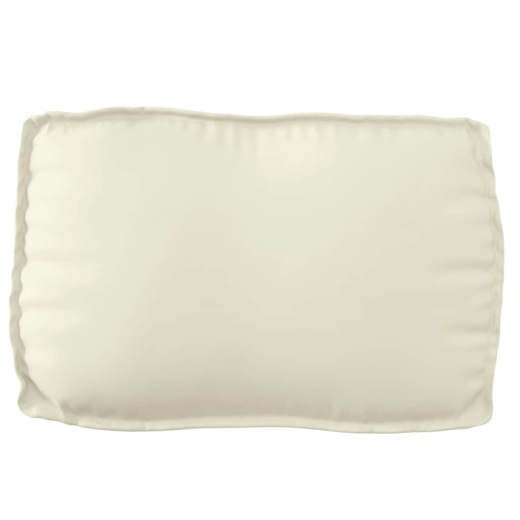 Cuscino Tessuto Oxford Crema 70 x 40 x 12 cm