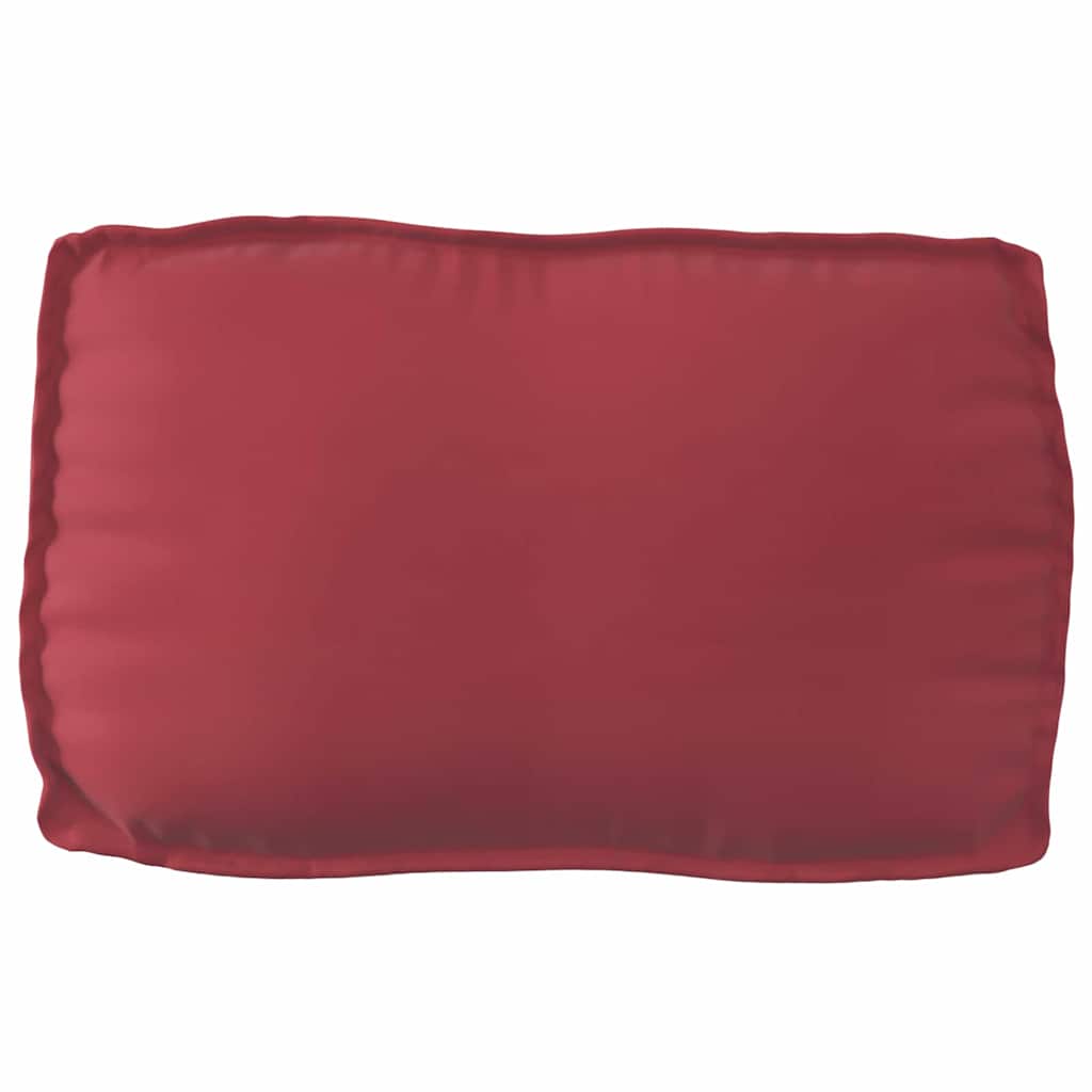 Cuscino Tessuto Oxford Rosso Vino 70 x 40 x 12 cm