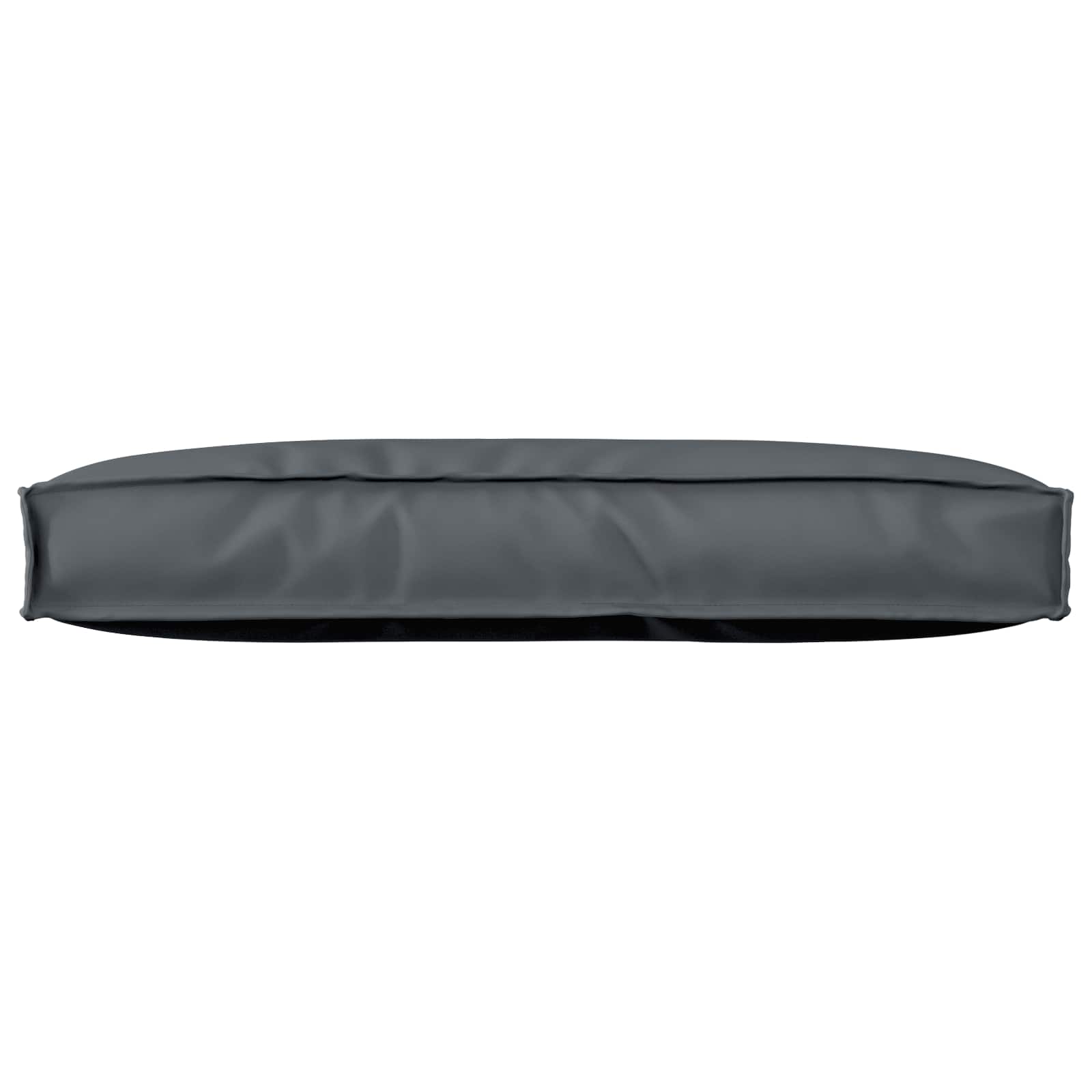 Cuscino Tessuto Oxford Antracite 80 x 40 x 12 cm