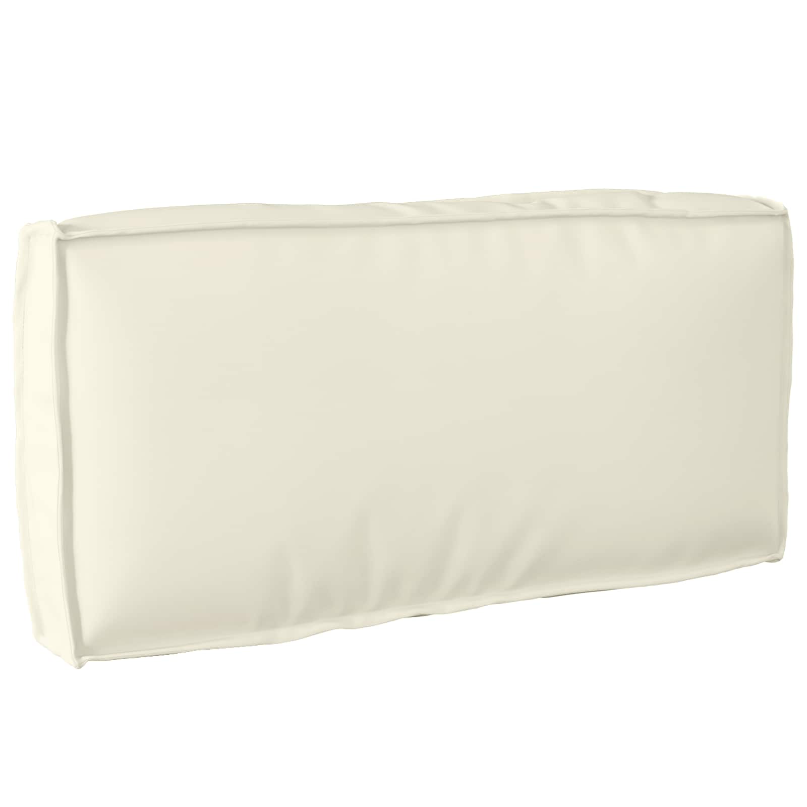 Cuscino Tessuto Oxford Crema 80 x 40 x 12 cm