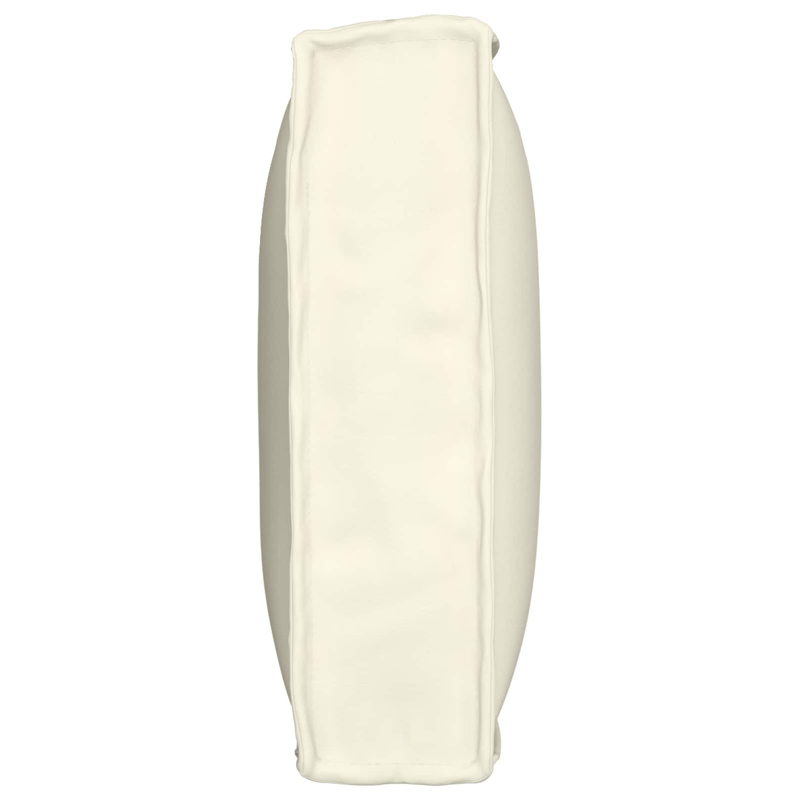 Cuscino Tessuto Oxford Crema 80 x 40 x 12 cm
