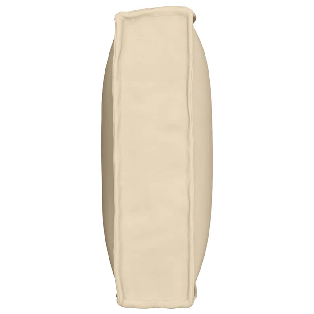 Cuscino Tessuto Oxford Beige 80 x 40 x 12 cm