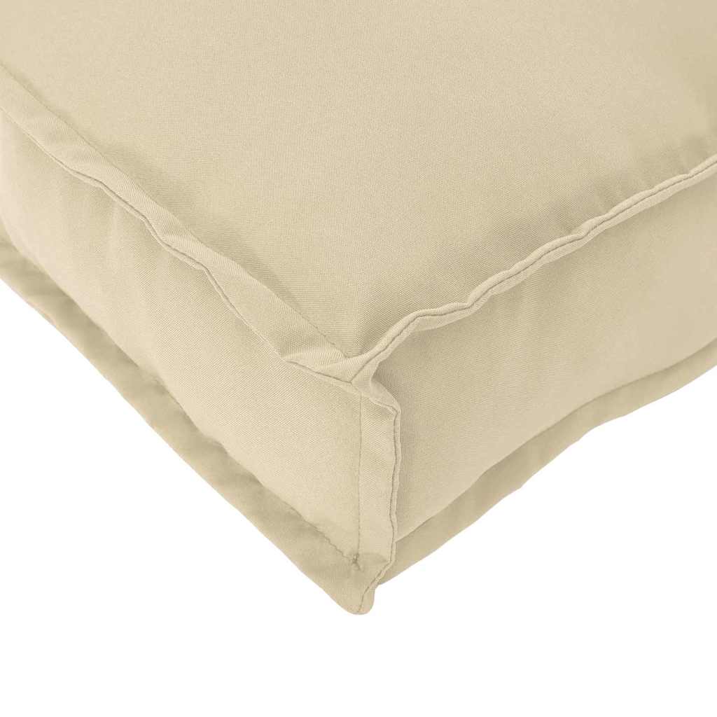 Cuscino Tessuto Oxford Beige 80 x 40 x 12 cm