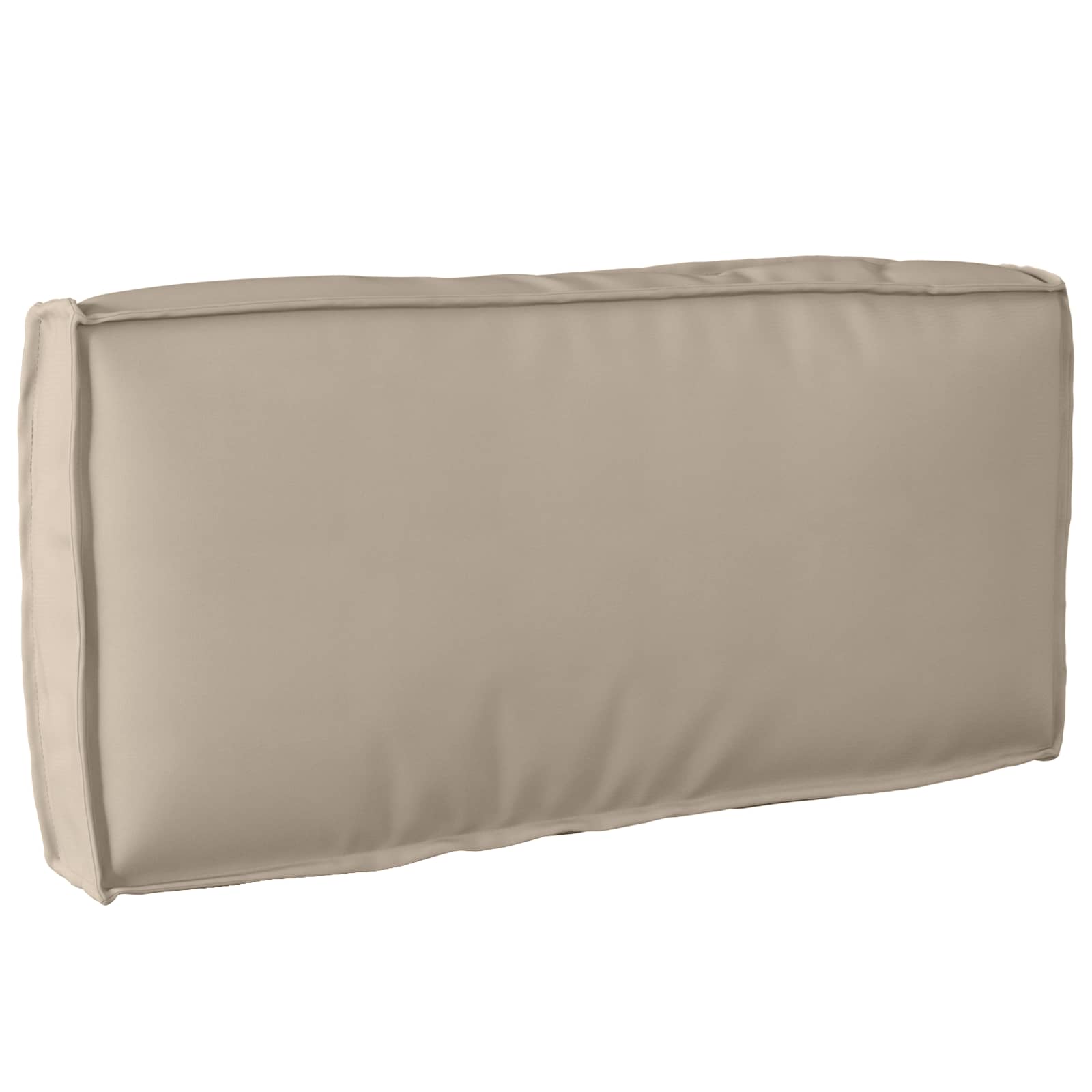 Cuscino Tessuto Oxford Tortora 80 x 40 x 12 cm