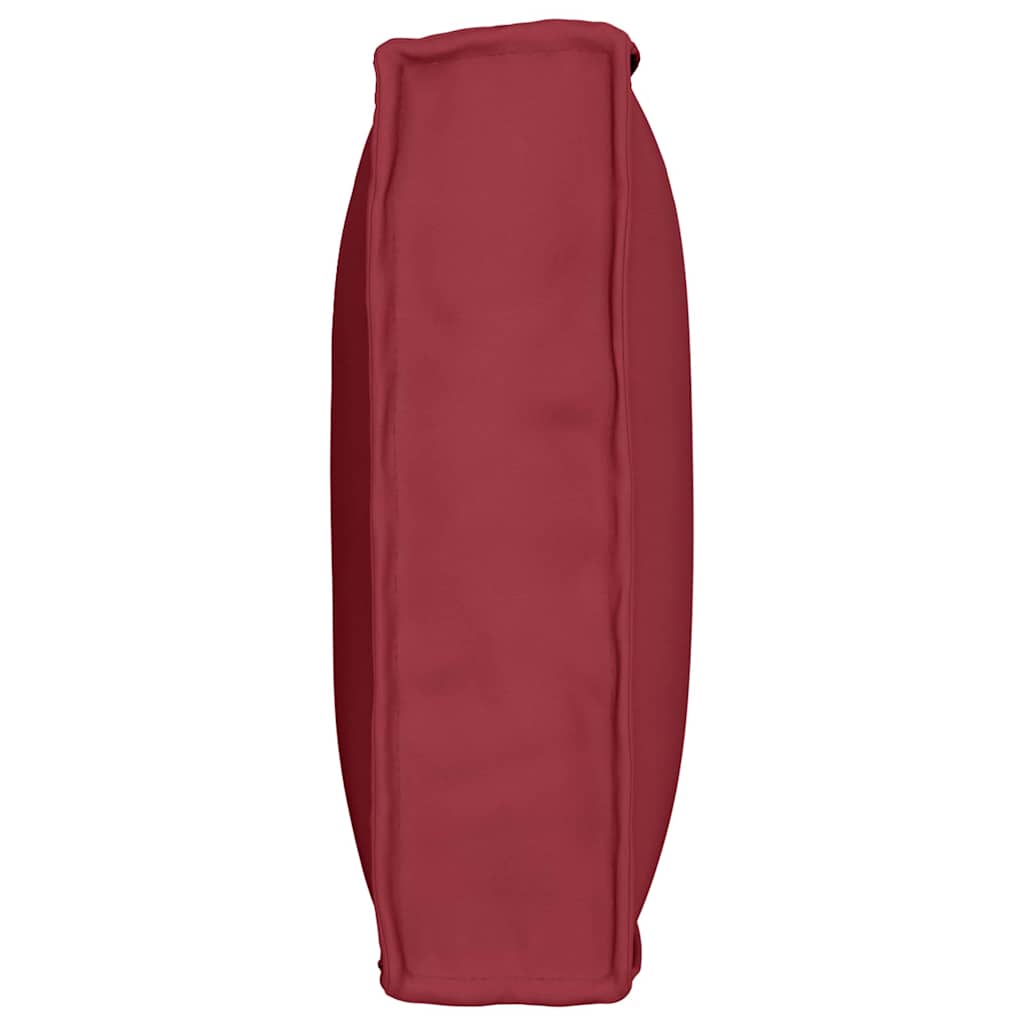 Cuscino Tessuto Oxford Rosso Vino 80 x 40 x 12 cm