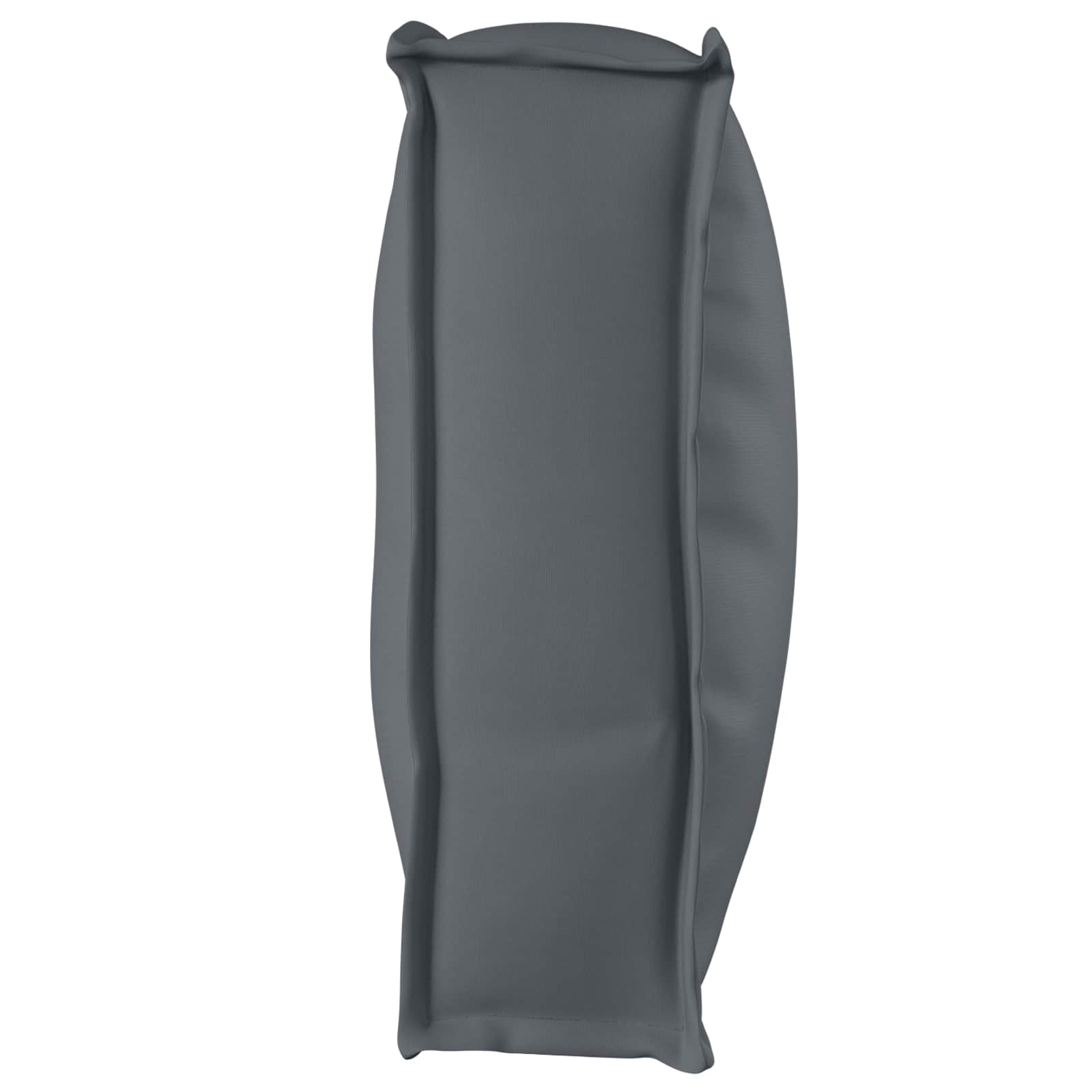 Cuscino Tessuto Oxford Antracite 120 x 40 x 12 cm