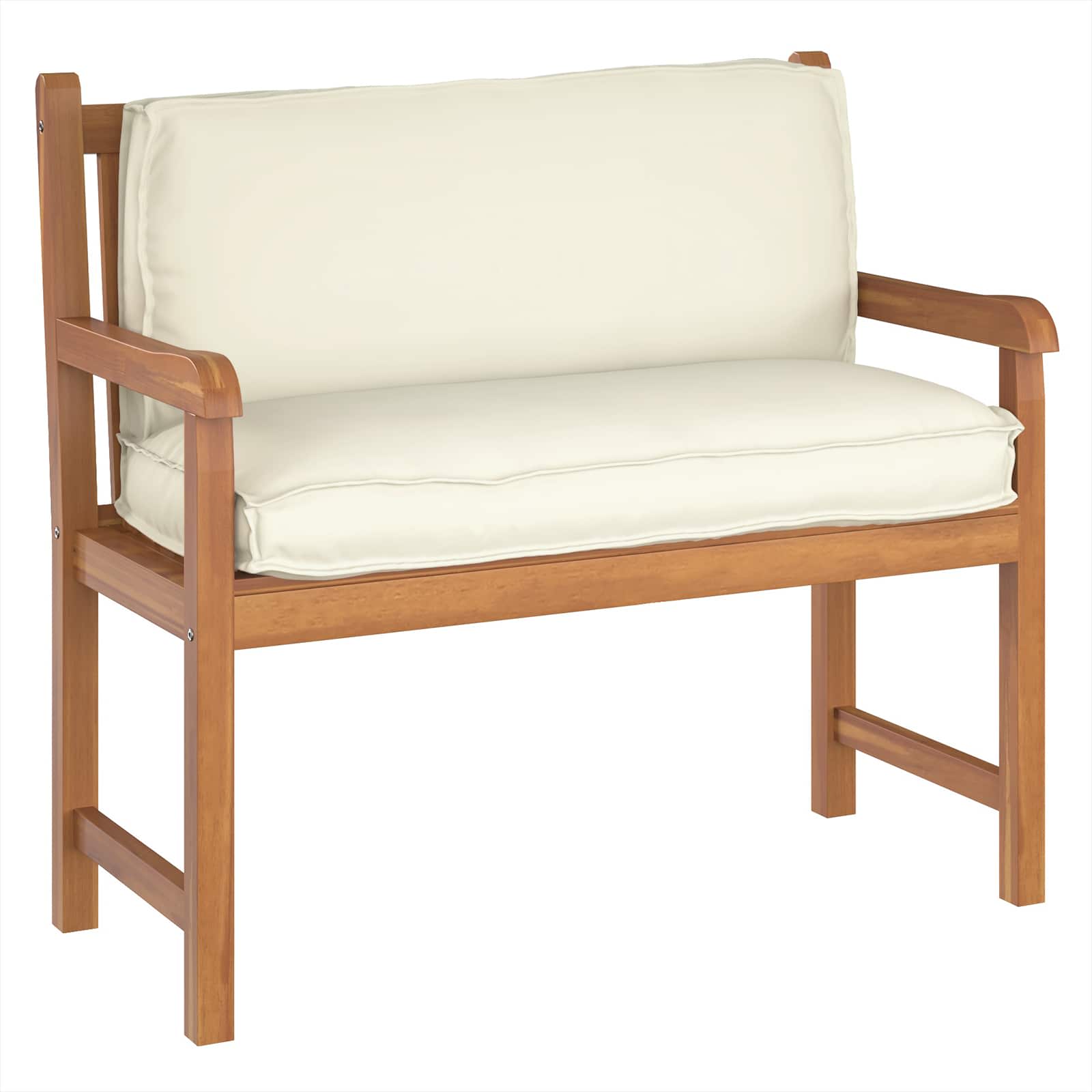 Cuscino Tessuto Oxford Crema 120 x 40 x 12 cm