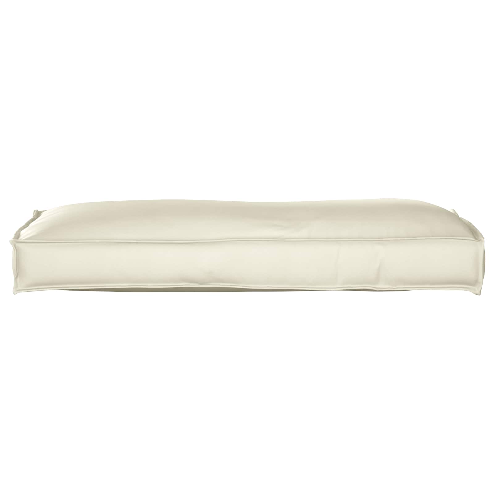 Cuscino Tessuto Oxford Crema 120 x 40 x 12 cm