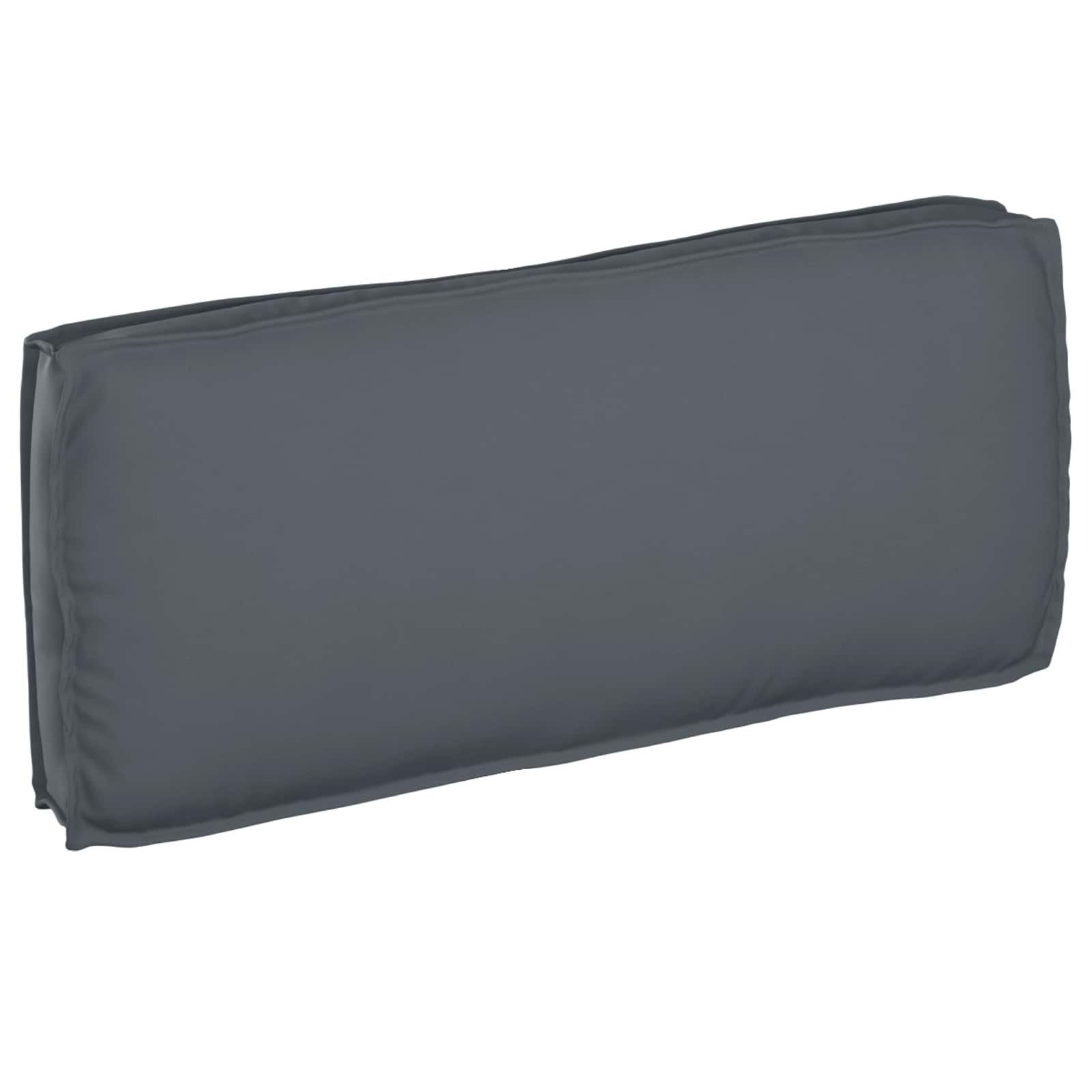 Cuscino Tessuto Oxford Antracite 120 x 50 x 12 cm