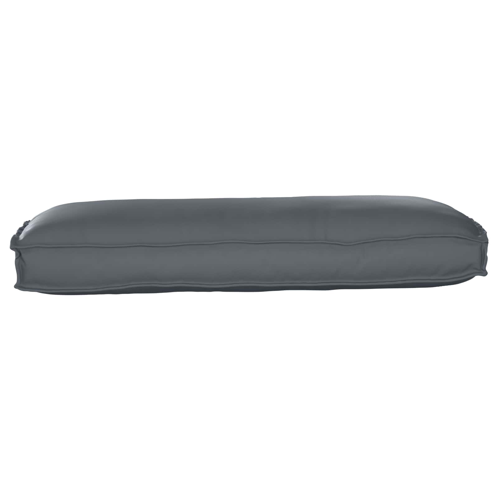 Cuscino Tessuto Oxford Antracite 120 x 50 x 12 cm