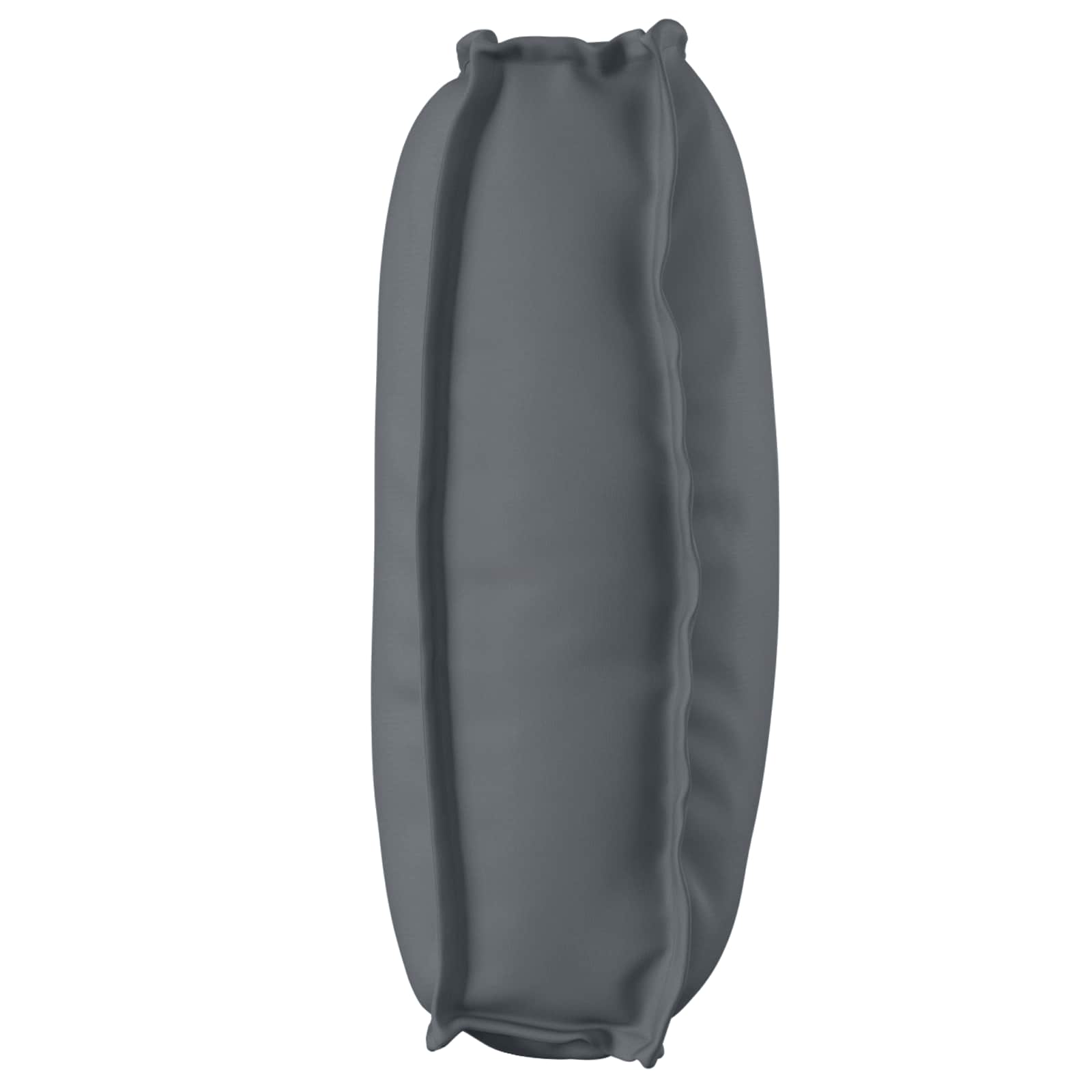 Cuscino Tessuto Oxford Antracite 120 x 50 x 12 cm