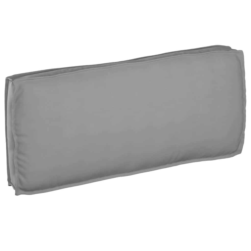 Cuscino Tessuto Oxford Grigio 120 x 50 x 12 cm