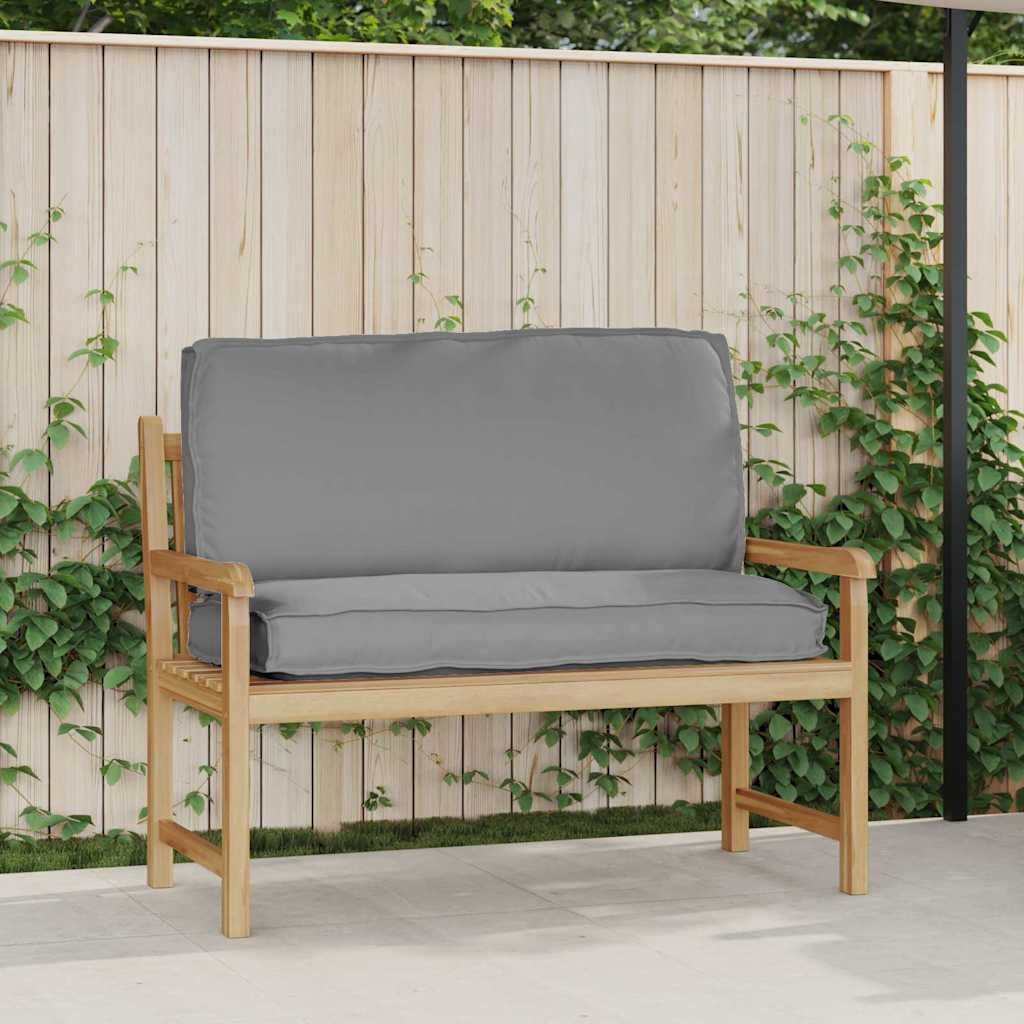 Cuscino Tessuto Oxford Grigio 120 x 50 x 12 cm