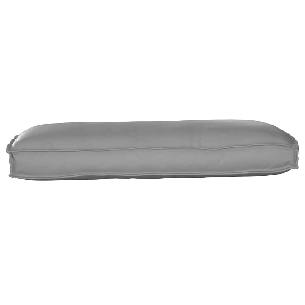 Cuscino Tessuto Oxford Grigio 120 x 50 x 12 cm