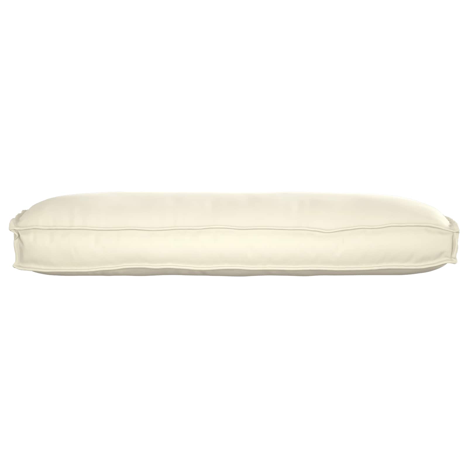 Cuscino Tessuto Oxford Crema 120 x 50 x 12 cm